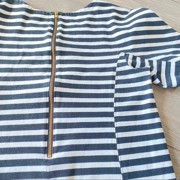 J Crew Nautical Striped Dress Black White Small - Picture 9 of 11